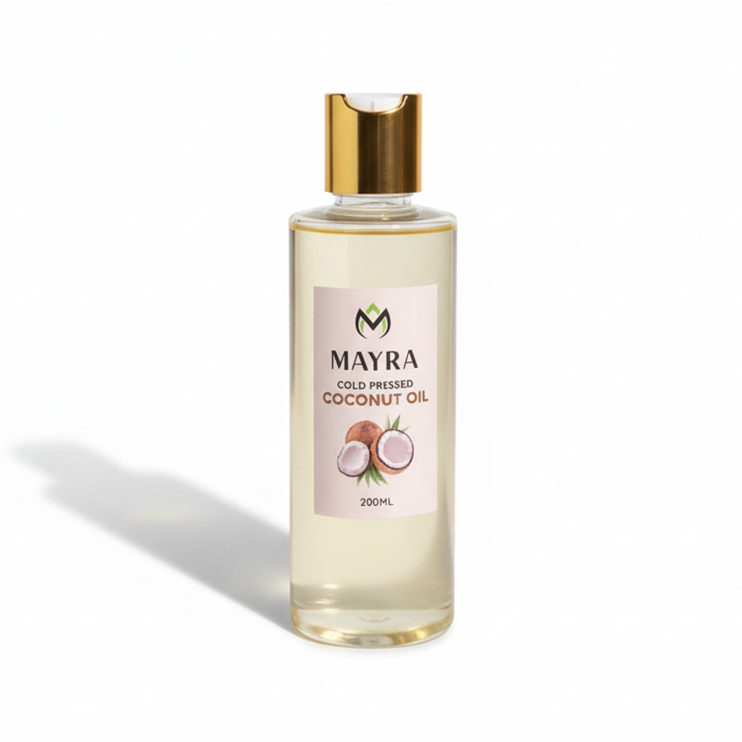 Mayra Cold Pressed Coconut Oil 200ml – 100% Pure & Natural for Hair & Skin