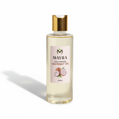 Mayra Cold Pressed Coconut Oil 200ml – 100% Pure & Natural for Hair & Skin